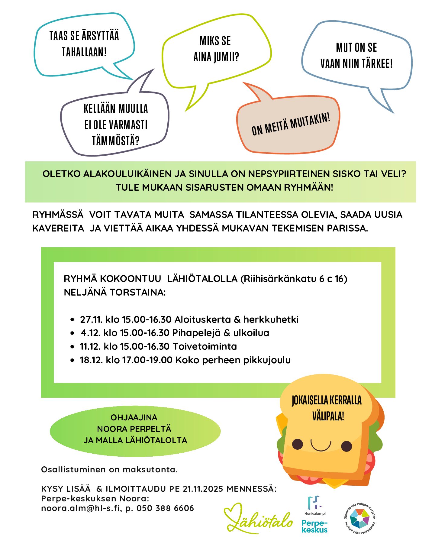 Sisarusten elämysryhmä